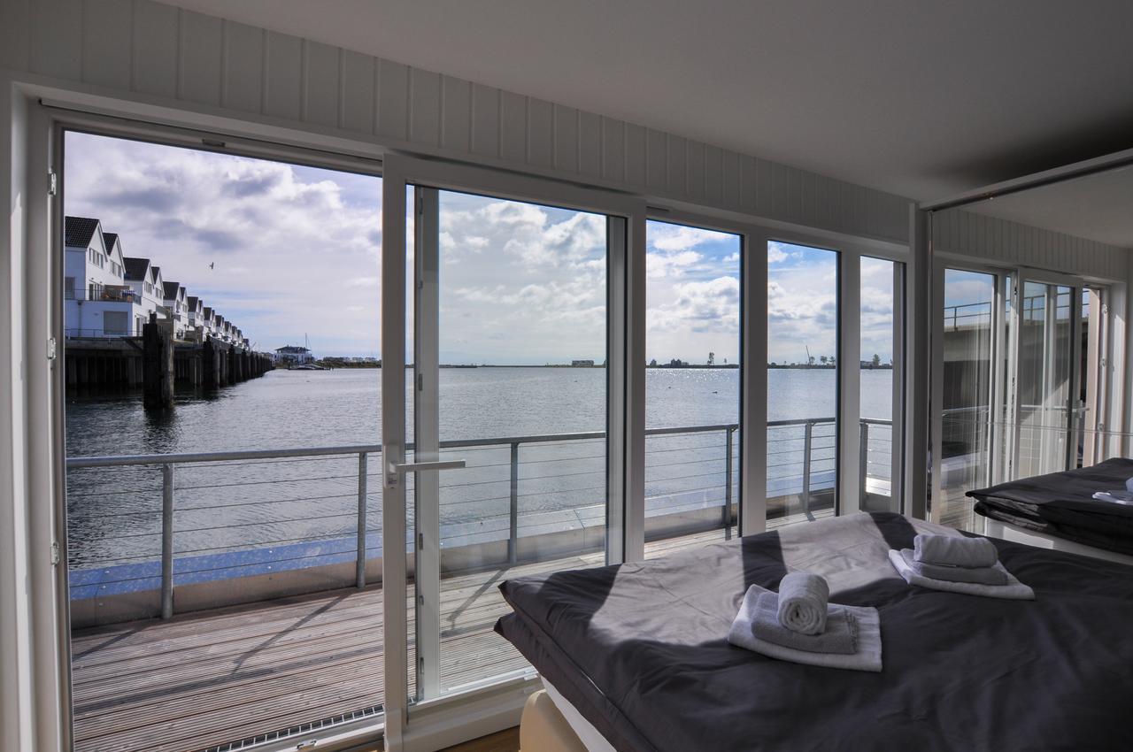 Schwimmendes Haus Hausboot Olpenitz Exterior foto