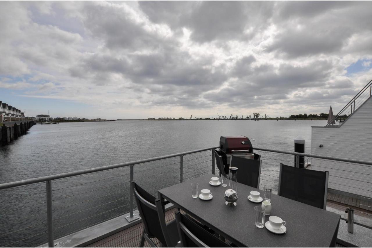 Schwimmendes Haus Hausboot Olpenitz Exterior foto